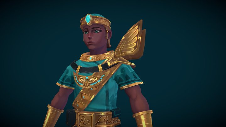 [STUDENT WORK] Elemental Guard Apprentice 3D Model