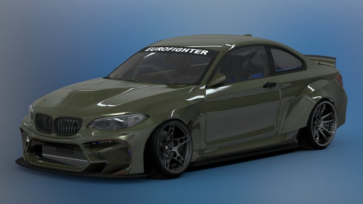 BMW F22 "EUROFIGHTER" [FREE] 3D Model