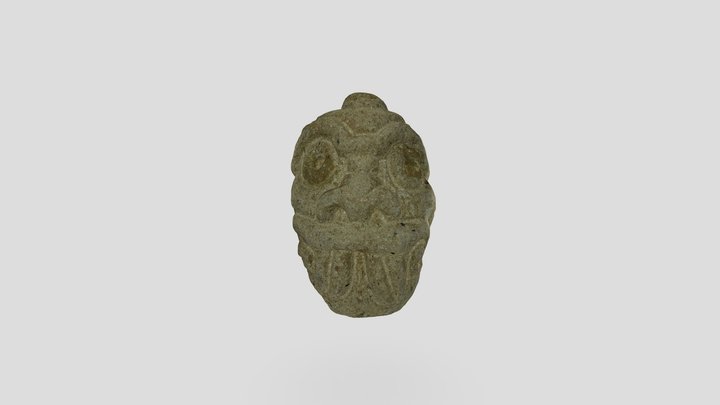 Réplica de cabeza clava 3D Model