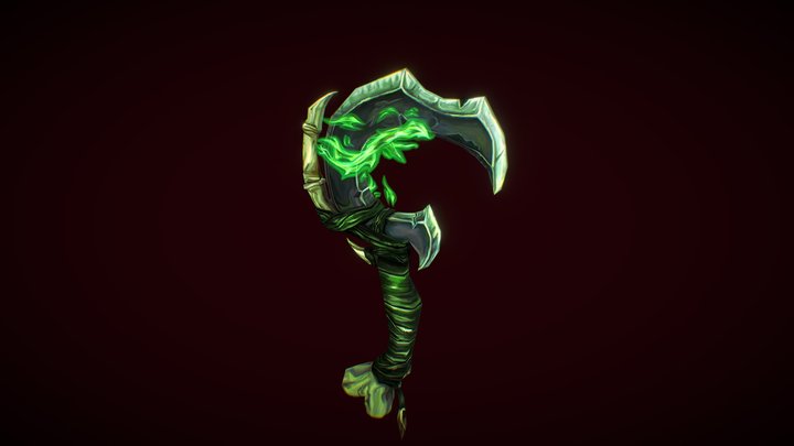 DAE - Weaponcraft - Necrotic Sickle 3D Model