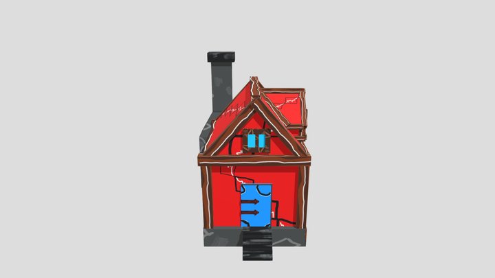 handpainted 3D Model