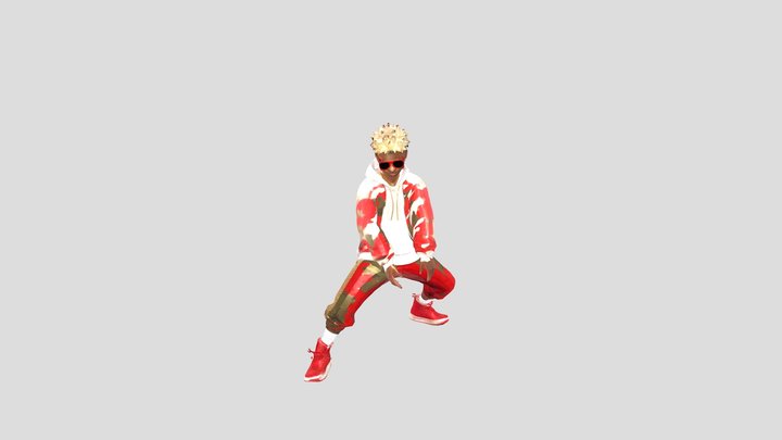 Animation_Falling 3D Model
