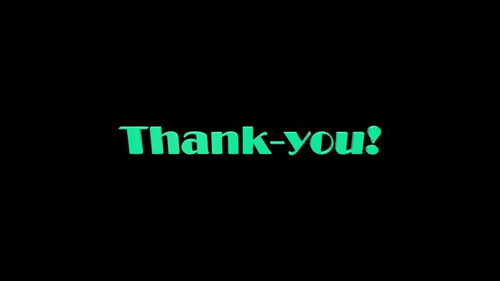 Thank You 3D Model