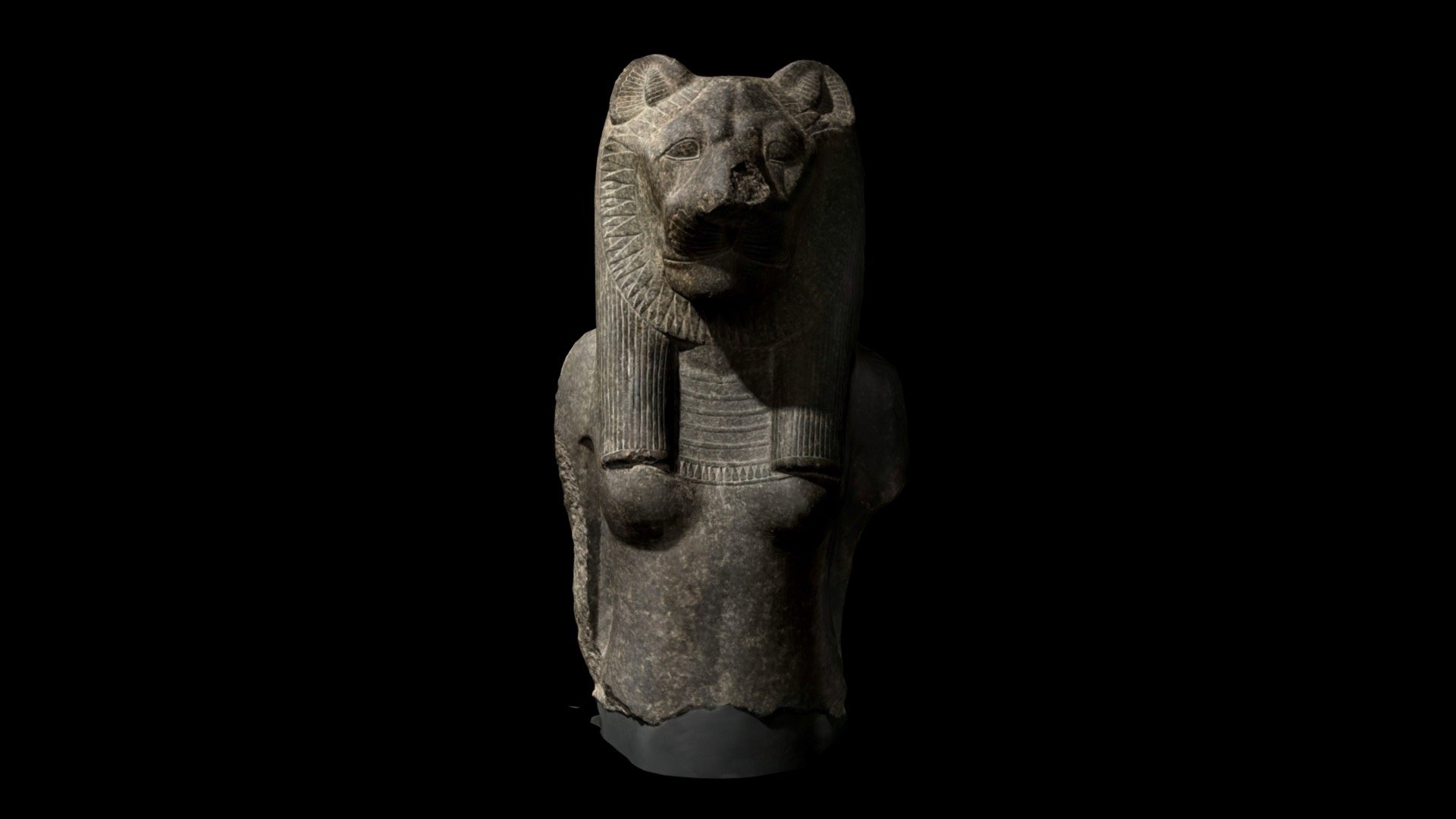 Statue of the Goddess Sekhmet - Download Free 3D model by pmanuelian ...
