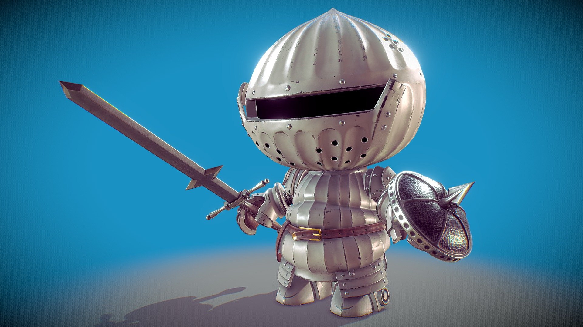 Fanart - Dark Souls - Chibi Siegmeyer - 3D model by Sebastian Irmer ...