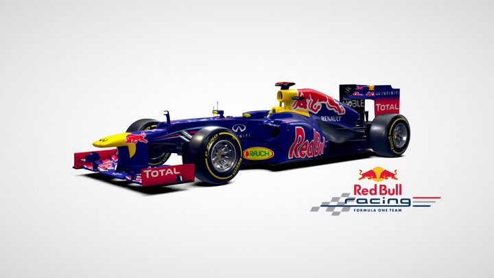 Redbull RB8 - PBR 3D Model