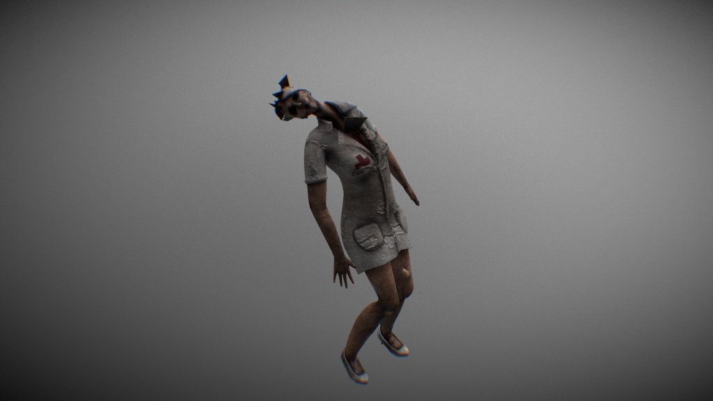 Animated Creepy Nurse - 3D model by Uriel Esquivel Cobos (@uresco