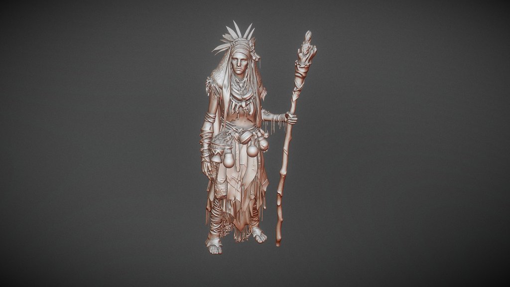 Swamp Witch - Game Character