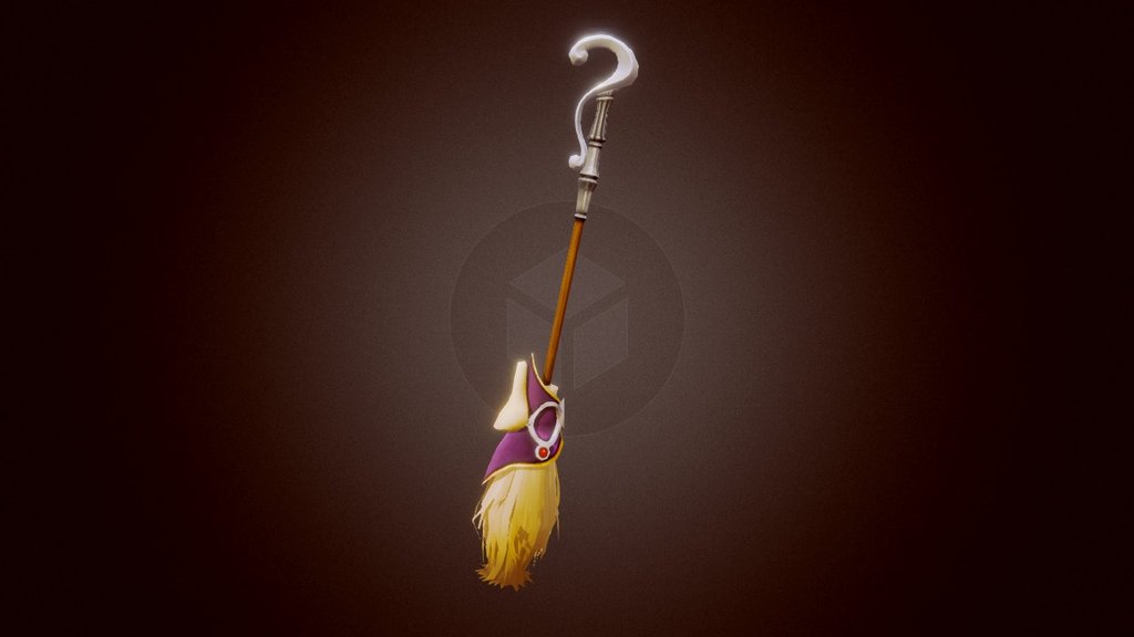 Magical Anime Broom - 3D model by a_lott [d5062aa] - Sketchfab