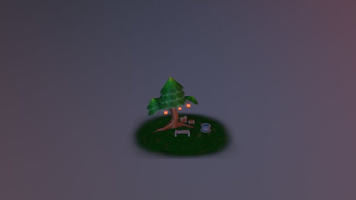 Sword training place (Chinese style) 3D Model