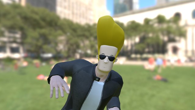 Johnny Bravo 3D Model