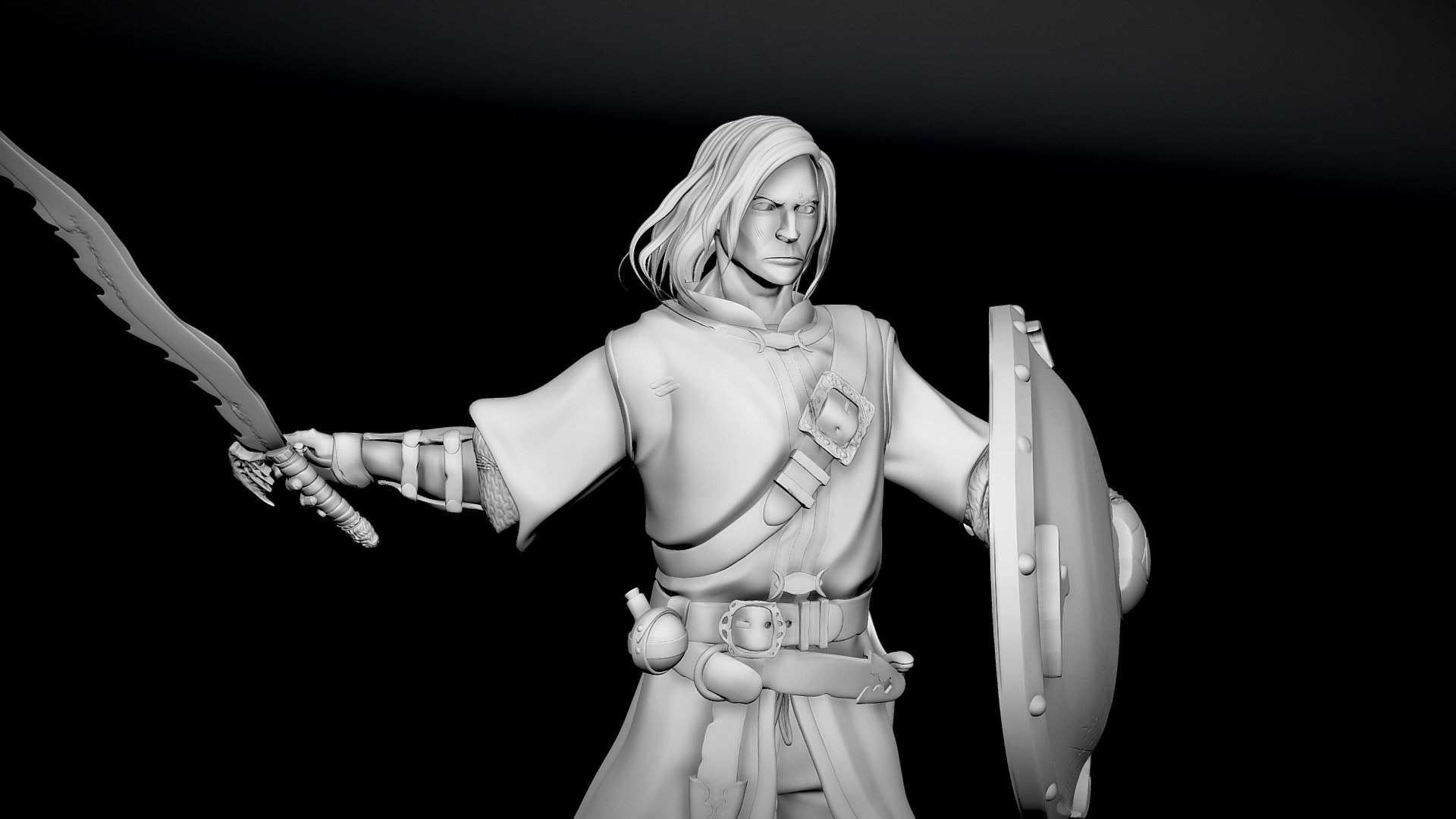 Fantasy Knight - 3D model by heloisemagny [d50805a] - Sketchfab