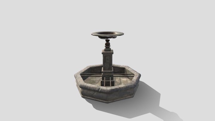 fontaine_low 3D Model