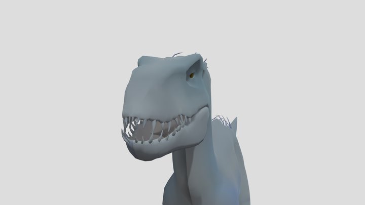 Dinossauro Pixelado Modelo 3D - TurboSquid 1937551