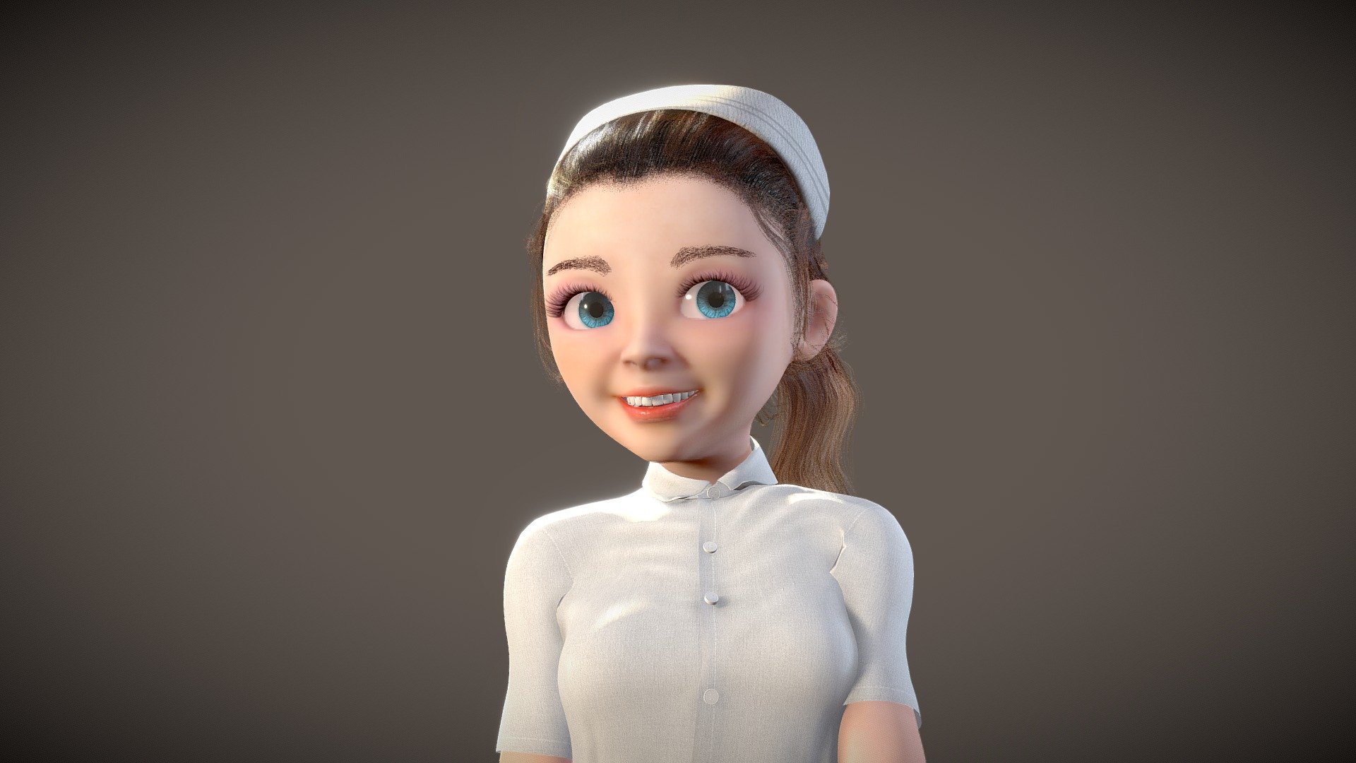 Cartoon Nurses Female Nurses Have Binding Buy Royalty Free 3d Model By Mpc199075 D50acf6 1677