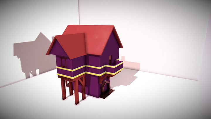 house nr 2 Crafted 3D Model