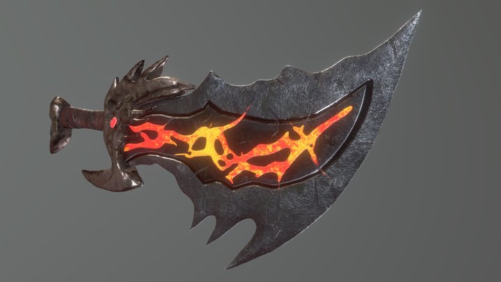 Blades Of Chaos_ Reduced 3D Model
