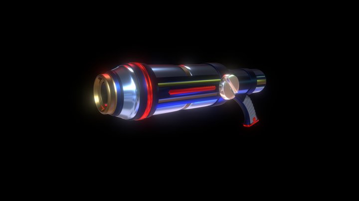 Spell Gun 3D Model