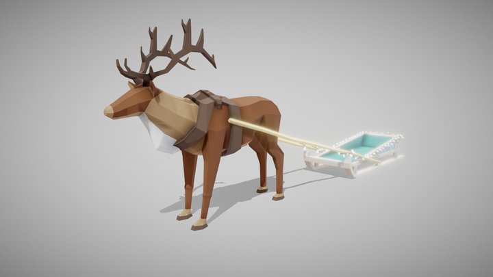 Reindeer 3D Model