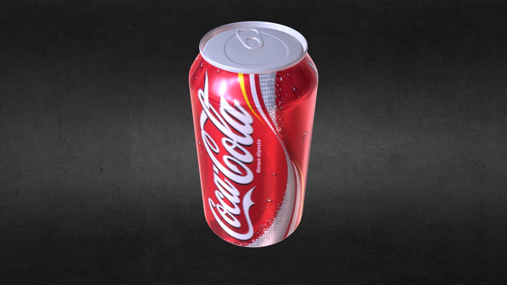 3D model Coca Cola - This is a 3D model of the Coca Cola. The 3D model is about a red and white can.