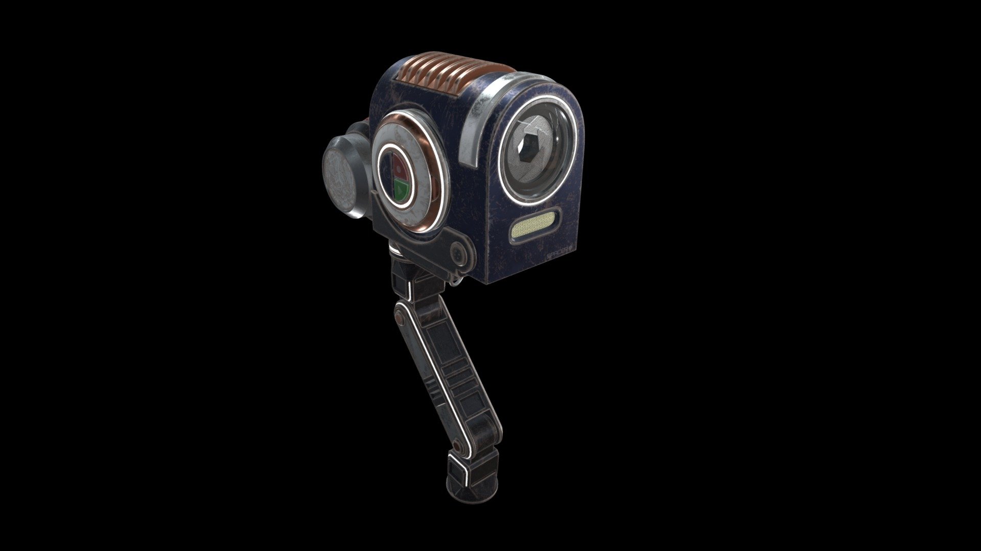 Space+ NFT Accessory Shoulder Camera 3D model by Jason vonGermeten