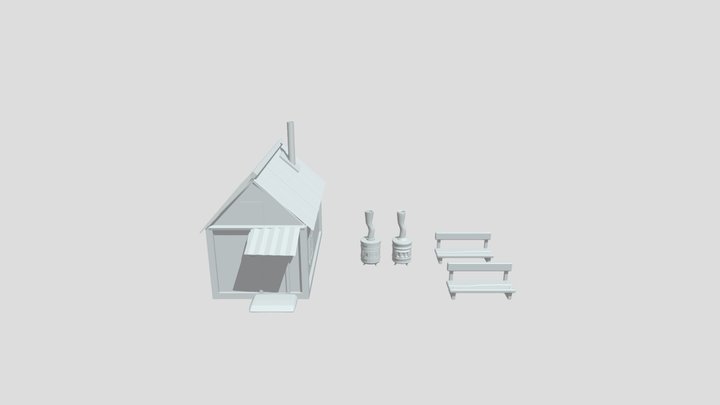 Outdoor_Cabin 3D Model