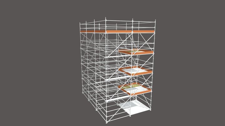 FACHADA 7_71 X 5_14 X 8 + RING 3D Model