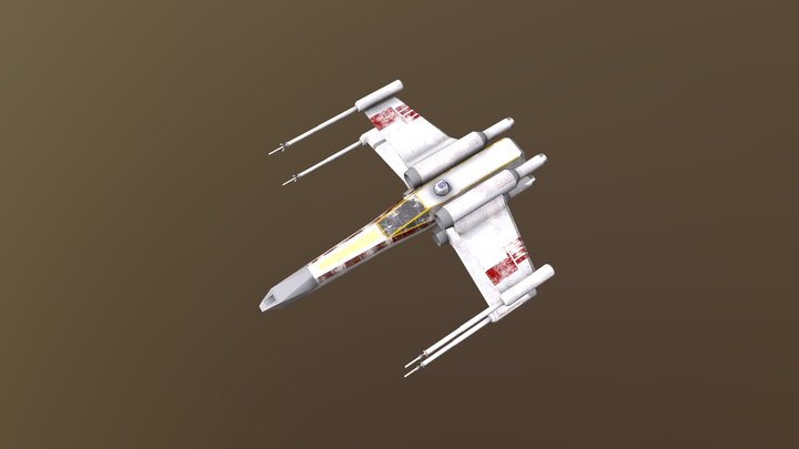 X Wing 3D Model