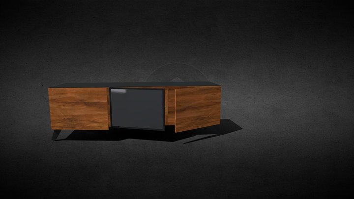 Modern TV stand 3D Model