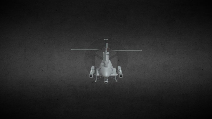 MQ-8 Fire Scout UAV Drone 3D Model