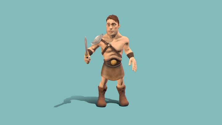 Gladiator 3D Model