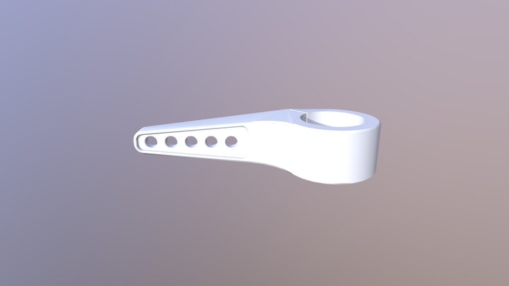 CAFE RACER HEAD LIGHT BRACKET V2 3D Model