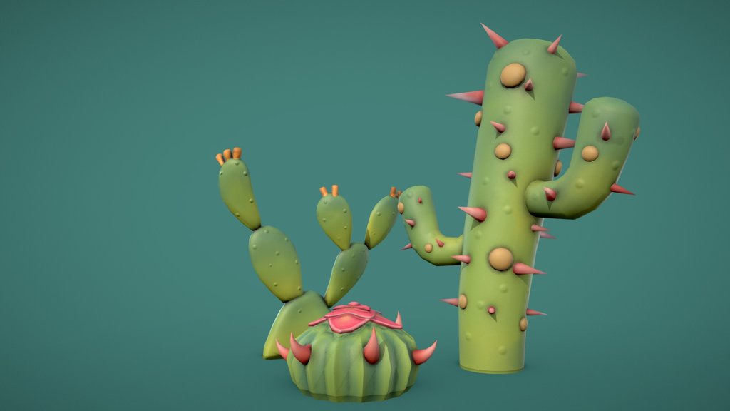 Stylized Cactus