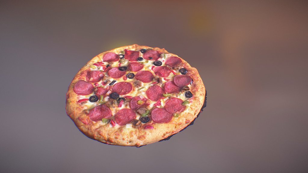 Pizza - 3D model by mark_3d [d51633f] - Sketchfab