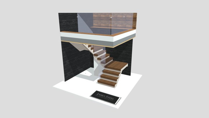 Staircase 3: France 3D Model