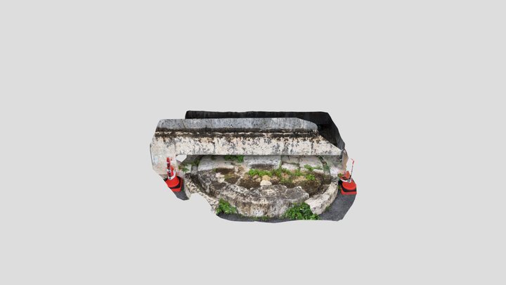 中城御殿の井戸 3D Model