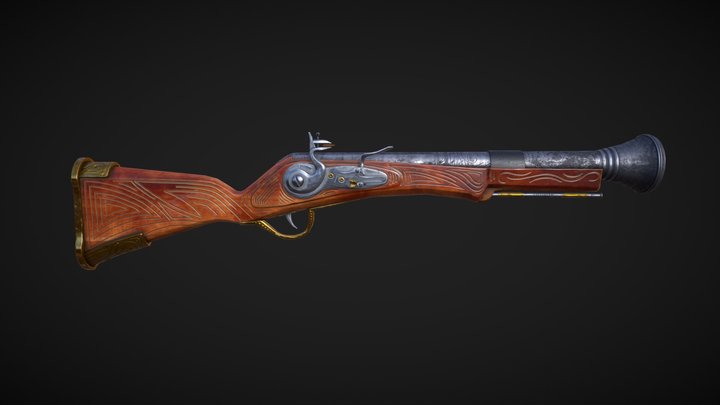 Blunderbuss 3D Model