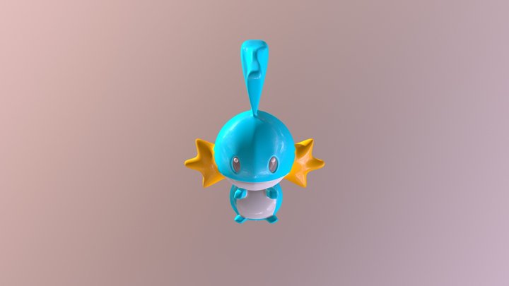 Mudkip pokemon 3D Model