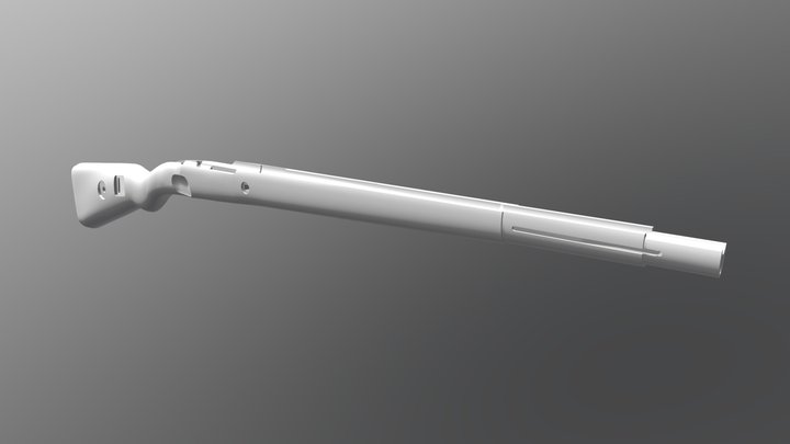 Mauser Stock 3D Model