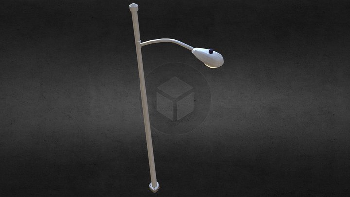 Average Street Lamp 3D Model