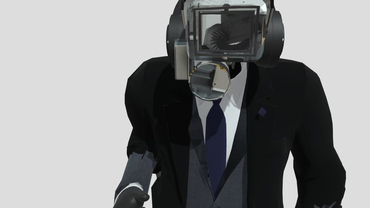 Camera-man-free 3D Model