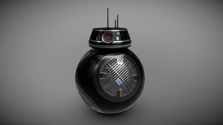 BB-9E - Star Wars 3D Model