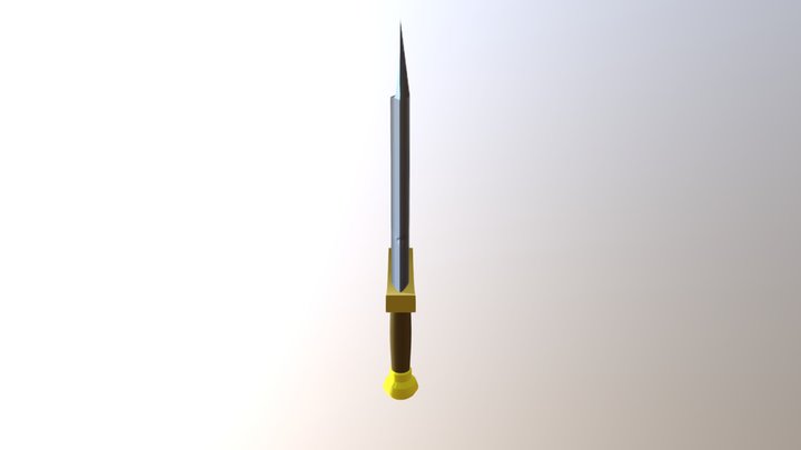 Espada Quicksilver 3D Model