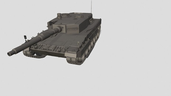 Leopard 2A4 3D Model