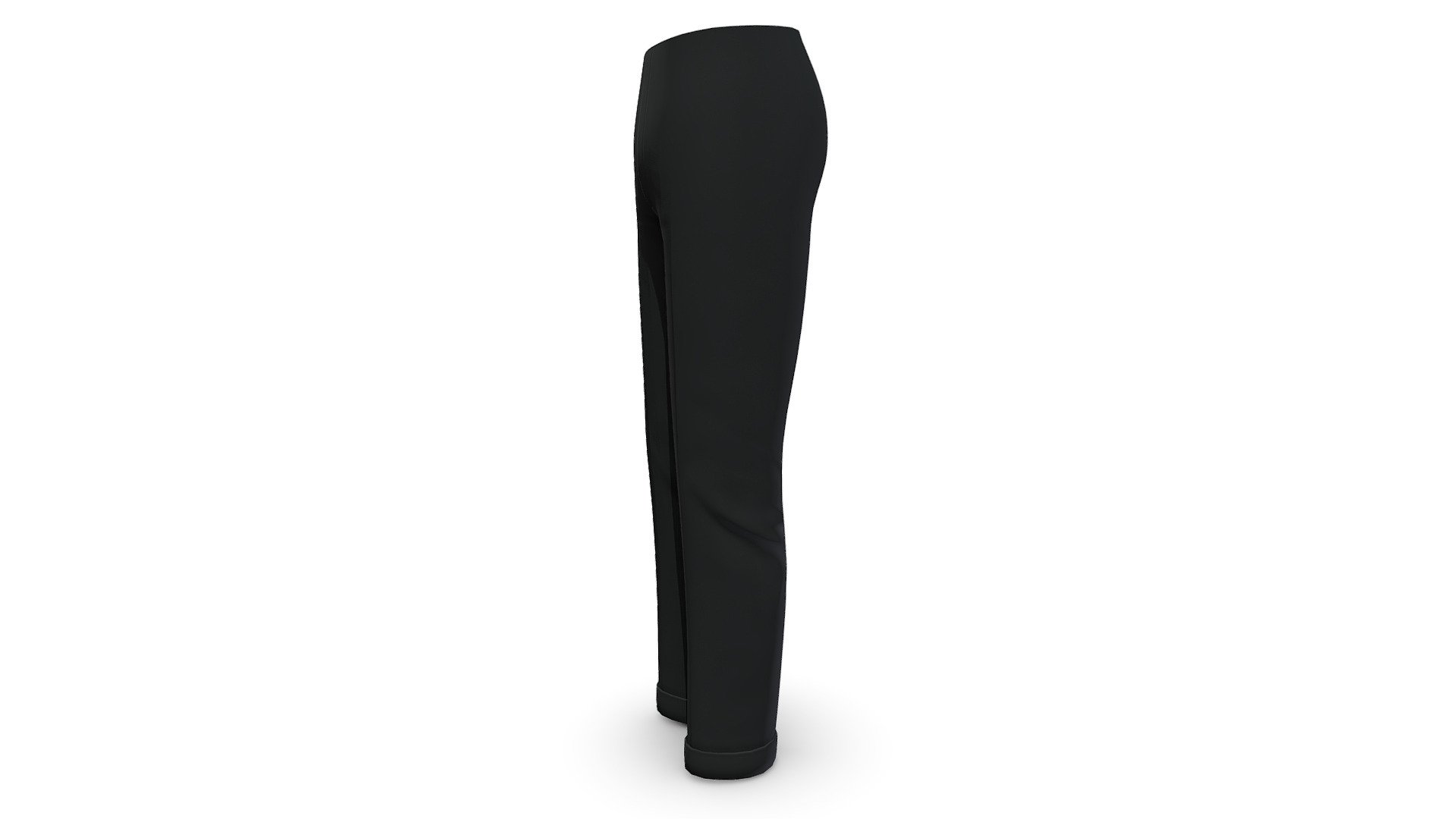 Men's Black Formal Trousers - Buy Royalty Free 3D model by 3dia ...
