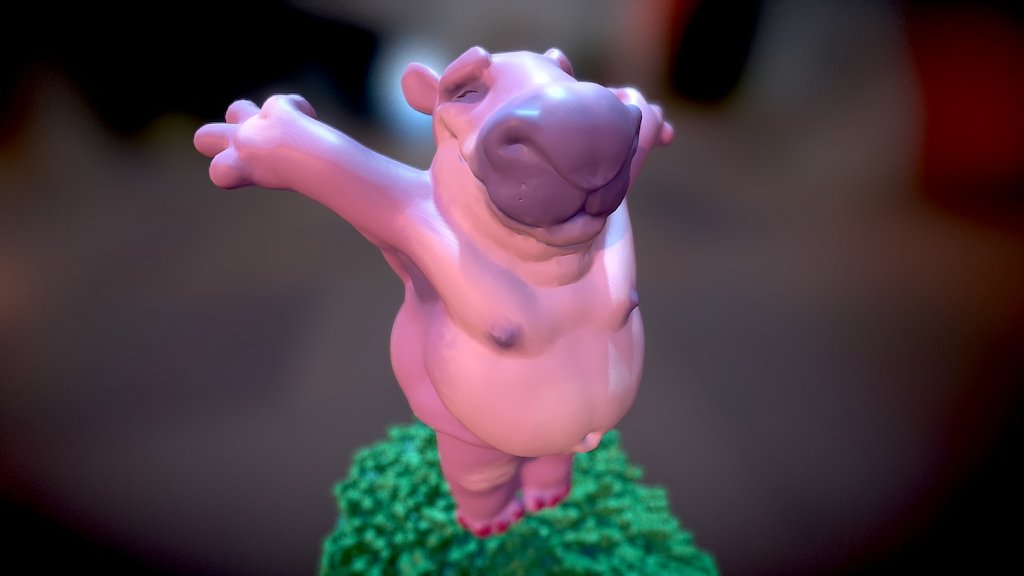 HIPPO Hop 3D model by eric3dee [d51e564] Sketchfab
