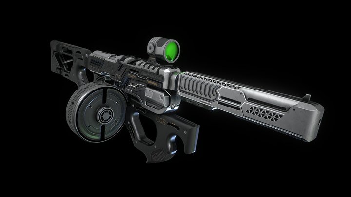 gun3 3D Model