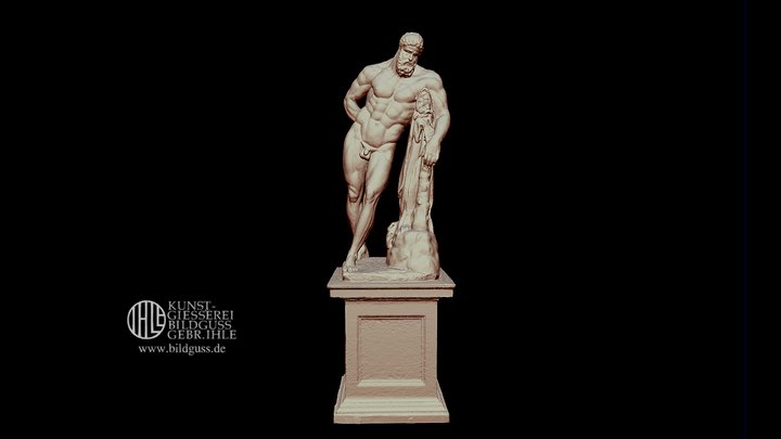 Herkules Farnese 3D Model