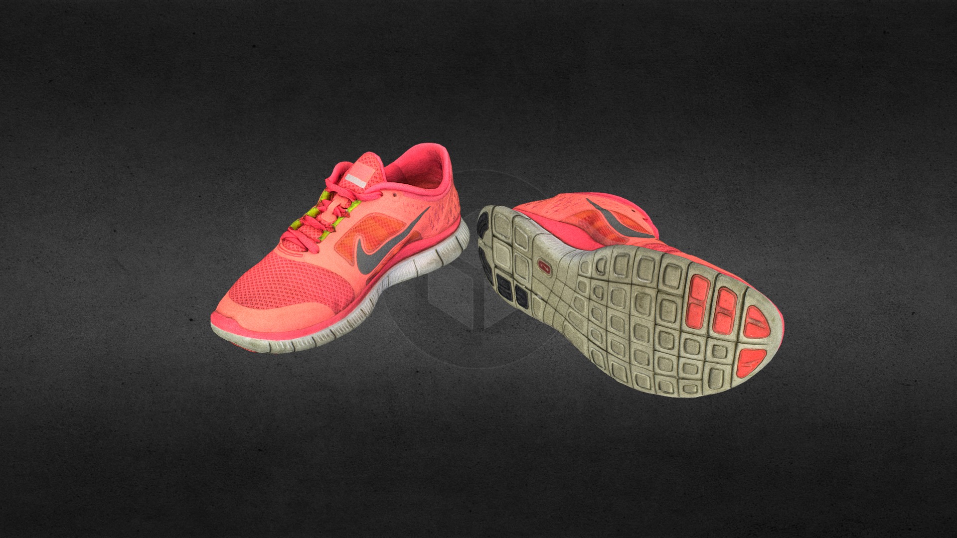 3D model Pair of shoes - This is a 3D model of the Pair of shoes. The 3D model is about a pair of shoes.