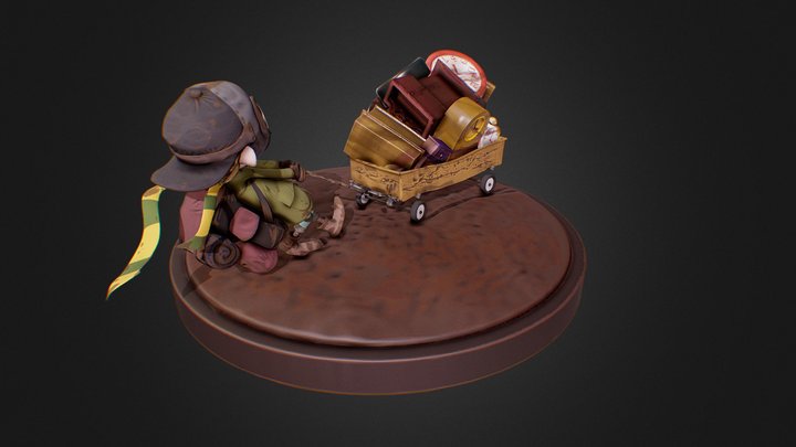 Boy At The End 3D Model